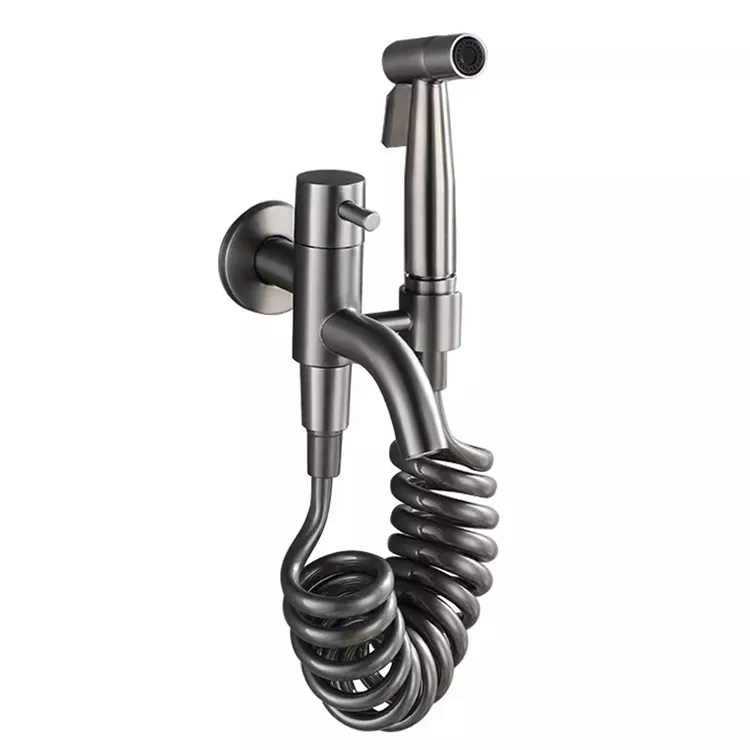 Balcony Mop Sink Faucet Nrog rab phom txau