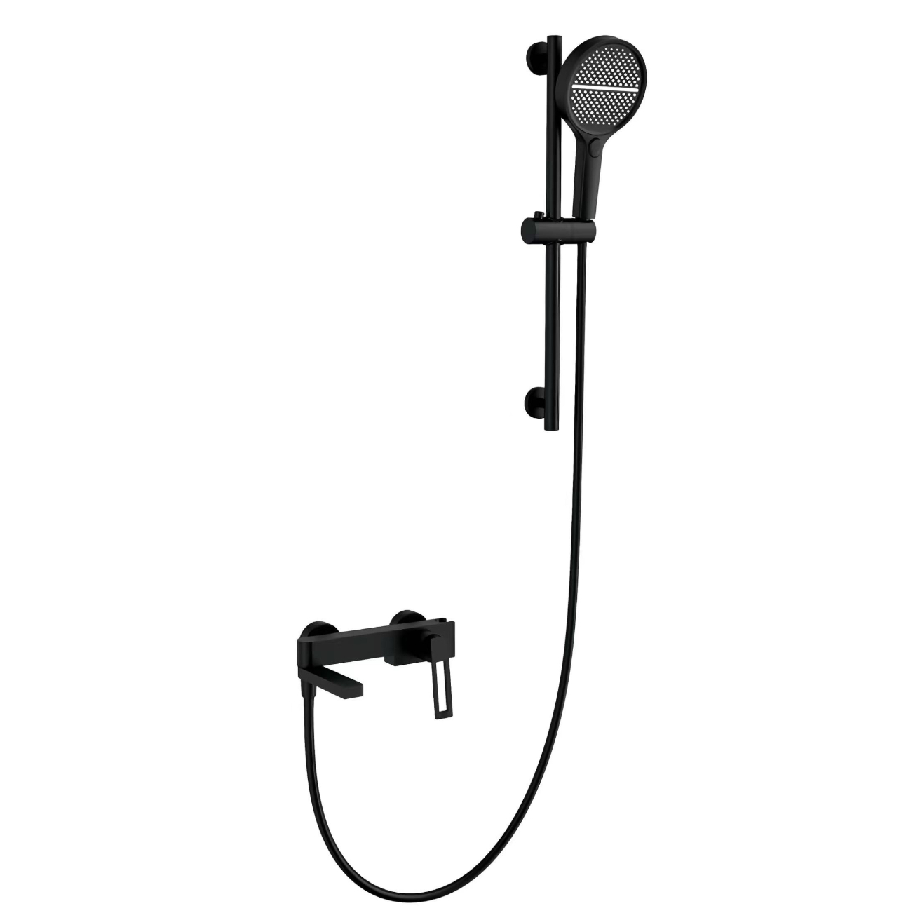 Dub Minimalist Round Handheld Da Dej Lub Taub Hau Nrog Qhov Siab Kho