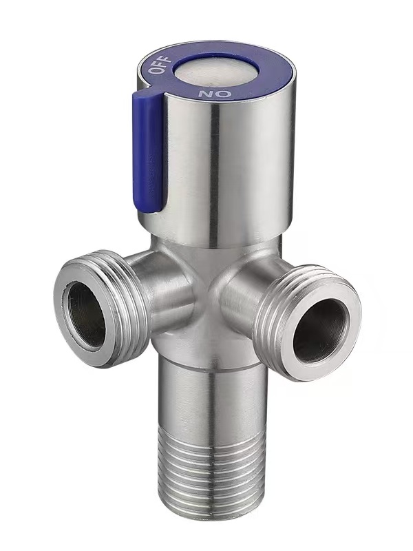 Xiav kov 90 ° Dual qhov hluav taws xob Peb-txoj kev lub kaum sab xis Valve