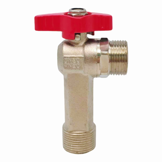 Brass Extended Daim duab peb sab Valve