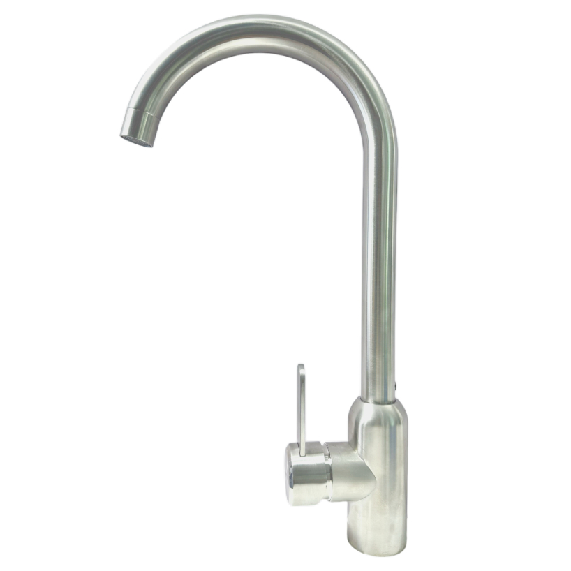 Brushed Stainless Hlau 360 ° Rotating Sink Faucet