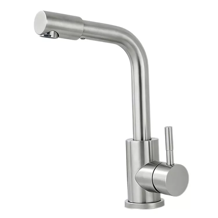 Dual-Function 360 ° Rotating Kub Thiab Cold Basin Faucet