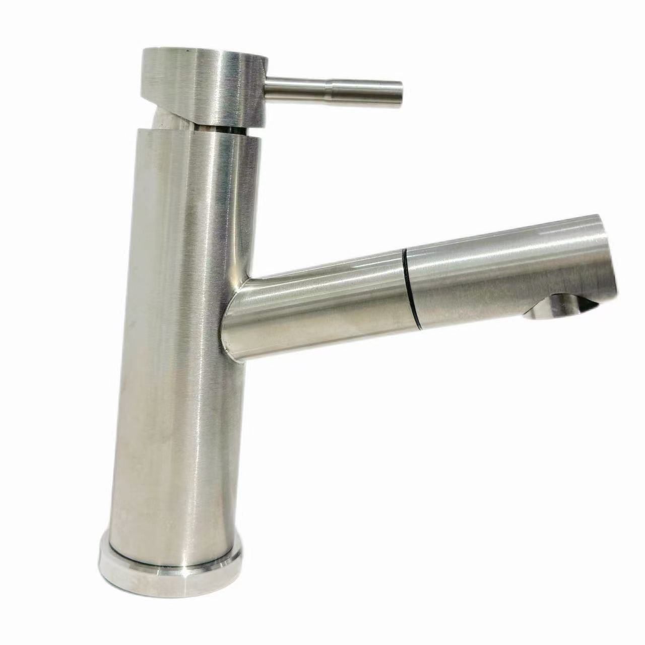 Flexible Pull-Out Kub Thiab Cold Basin Faucet