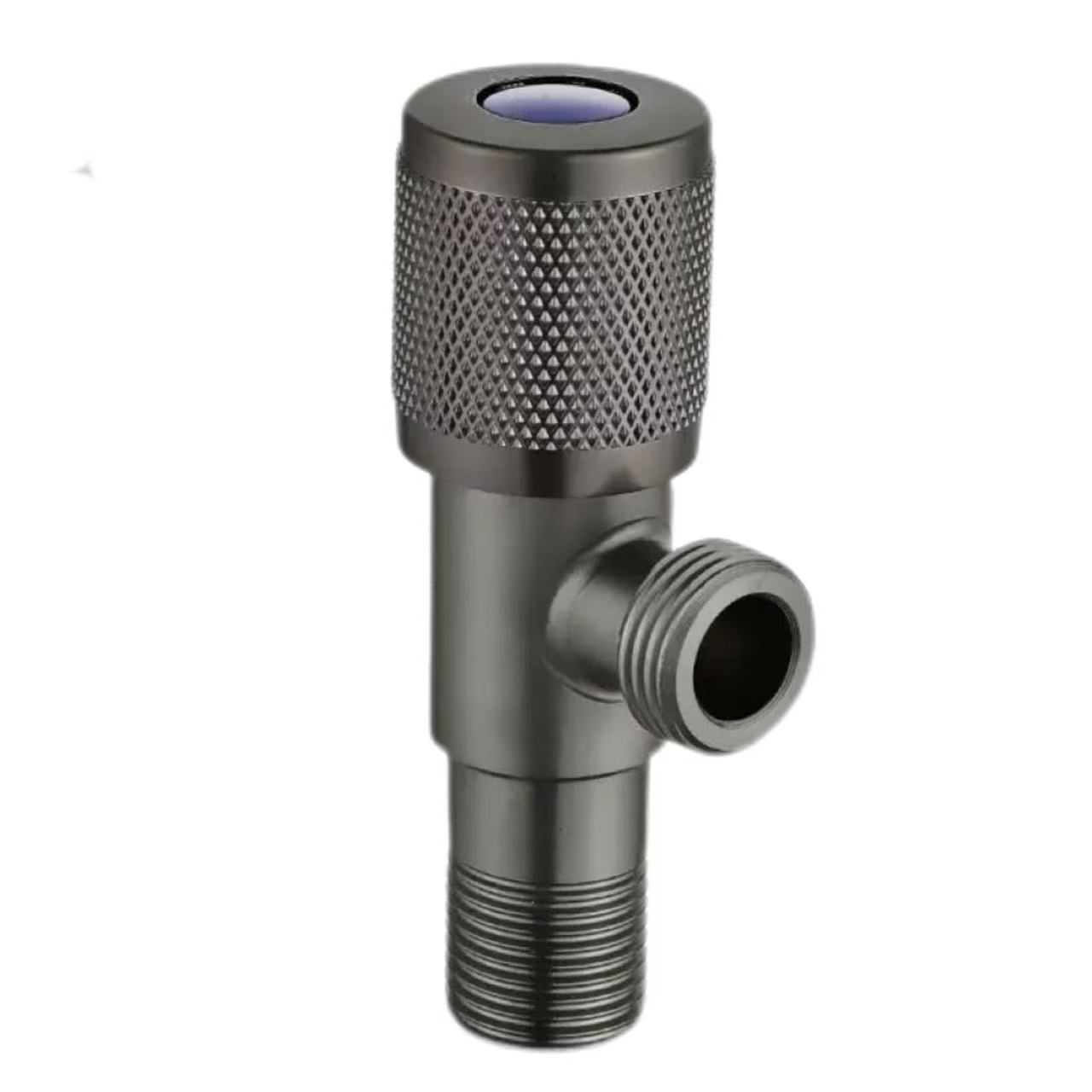 Gunmetal Knurled Handle Universal Kub Thiab Dej Txias Inlet Valve