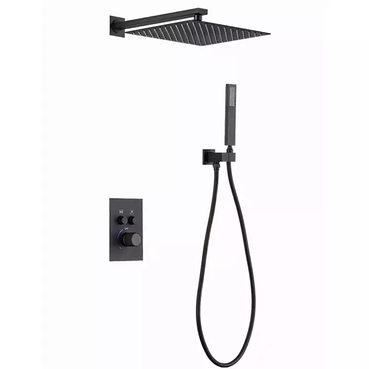 Hauv Phab Ntsa Square Overhead Pressurized Shower Head