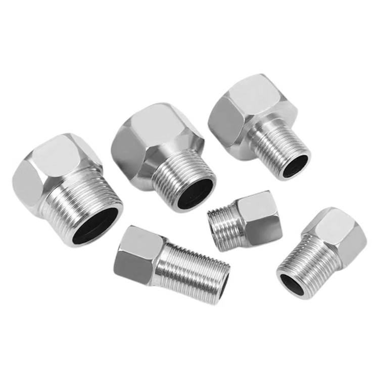 Muaj Qib Hexagonal Txiv neej x Poj Niam Threaded Connector