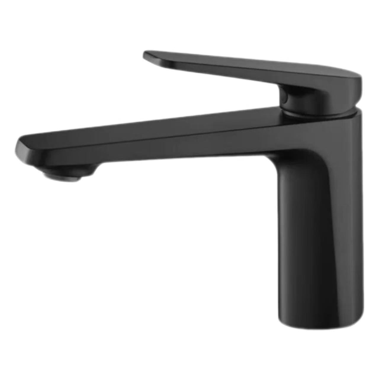 Matte Dub Ntev-Handle Minimalist Dragon Faucet