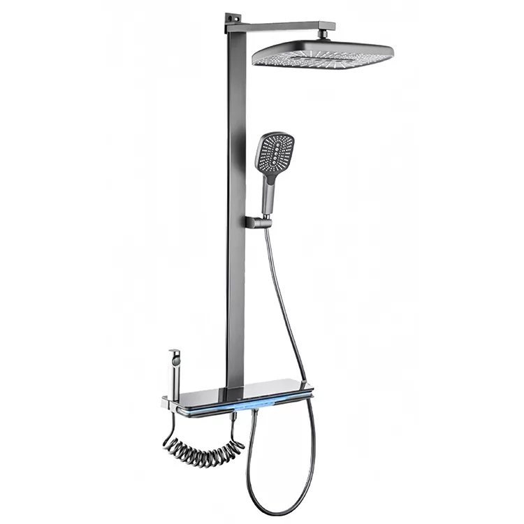 Multi-Functional Shower Set Nrog Txau Phom Holder