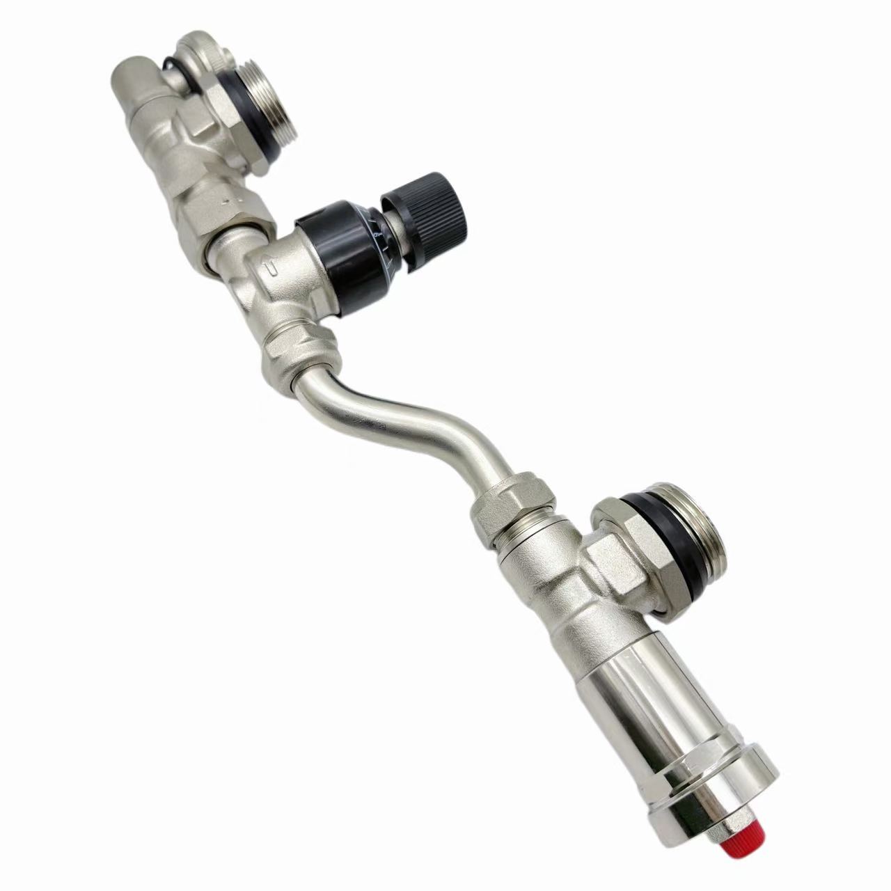 Rov qab valve ntawm underfloor cua sov manifold