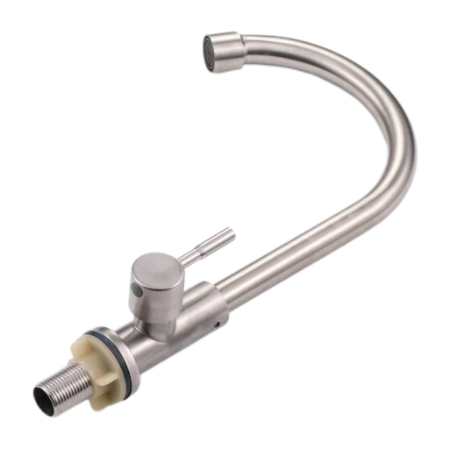 Ib qhov-Qhov Ceev-Nruab 360 ° Rotating Chav Ua Noj Kub thiab Txias Faucet