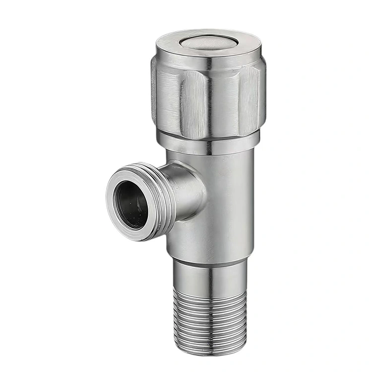 Six-Spoke Knob Txiv neej Inlet Angle Stop Valve
