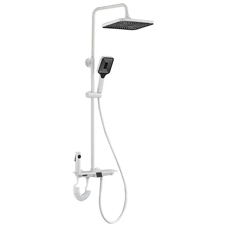 Dawb Thermostatic Digital Display Da Dej Teeb Nrog Txau Phom